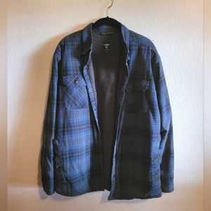 Kuhl Blue Plaid Men's Shacket Size L